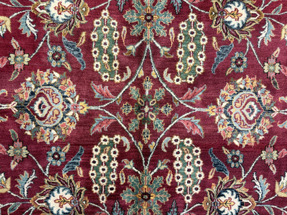 Hand-Knotted Agra Rug - 9’x13’9”