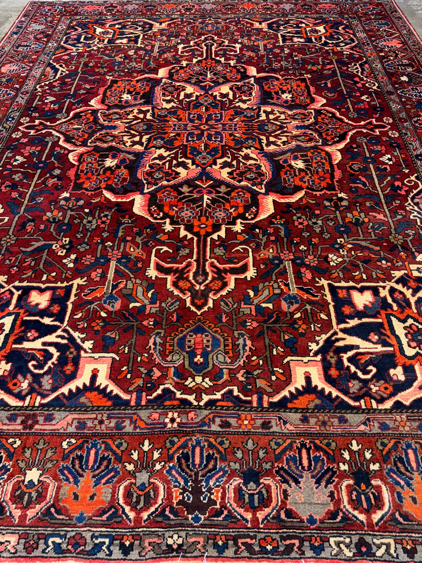 10’2”x13’ Hand-Knotted Persian Bakhtiari Area Rug