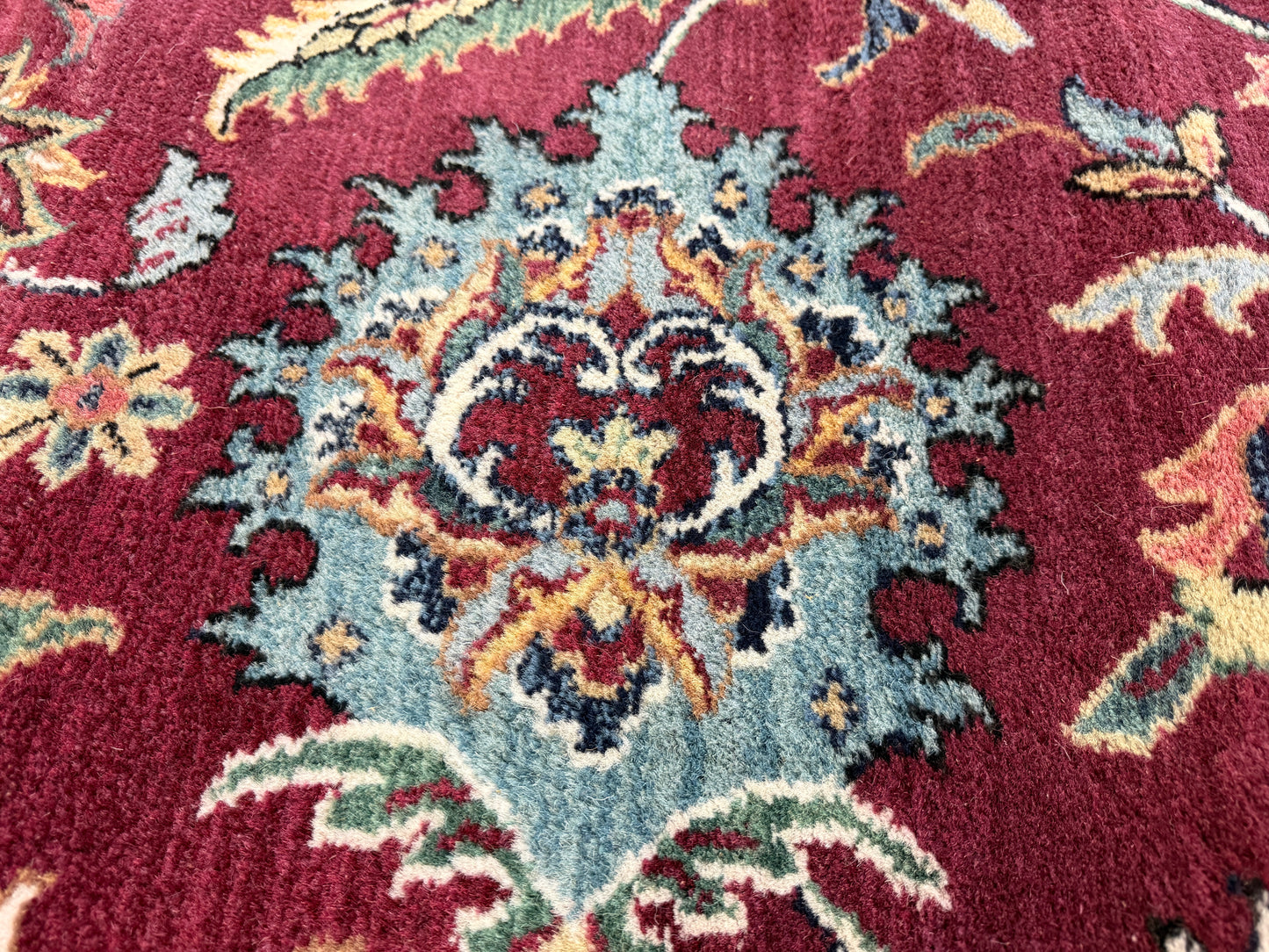 Hand-Knotted Agra Rug - 9’x13’9”