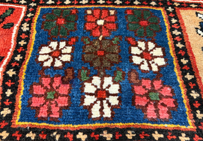 Hand-Knotted Persian Bakhtiari Rug - 9’4”x10’3”