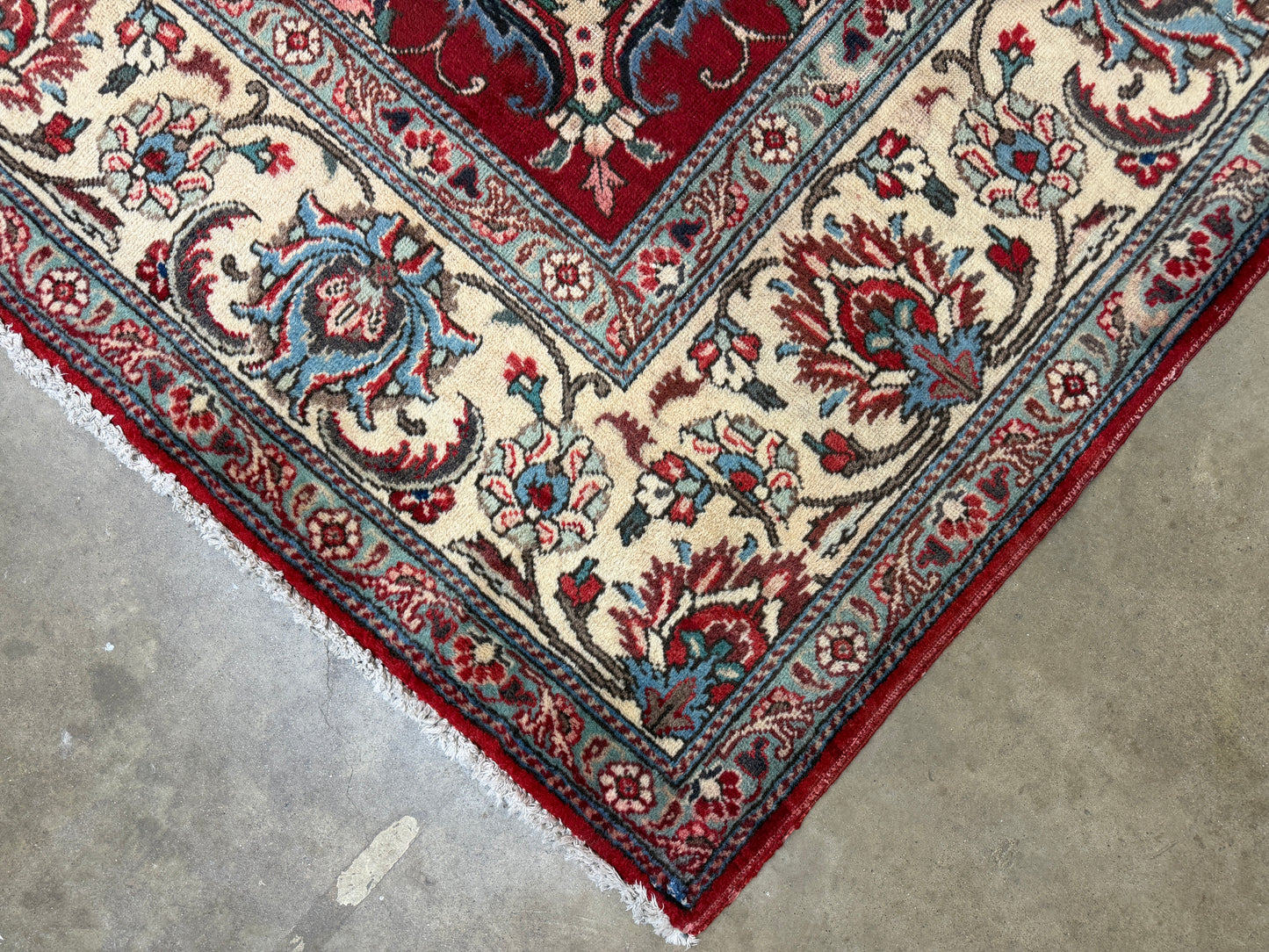 Hand-Knotted Persian Tabriz Rug - 9’9”x13’4”