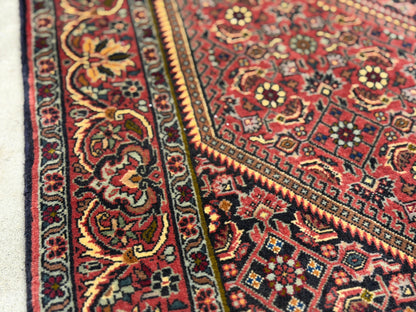 Hand-Knotted Persian Bidjar Rug - 3'7"x5'9"