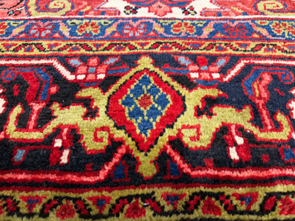Hand-Knotted Persian Heriz Rug - 7’9”x9’6”