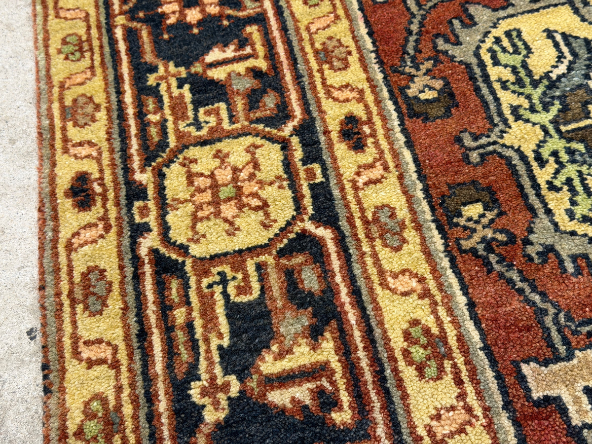 Hand-Knotted IndoSerapi Rug - 5’2”x7’9”