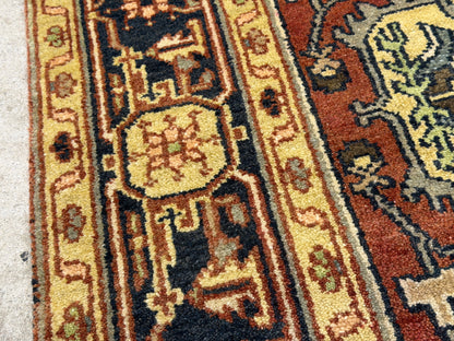 Hand-Knotted IndoSerapi Rug - 5’2”x7’9”