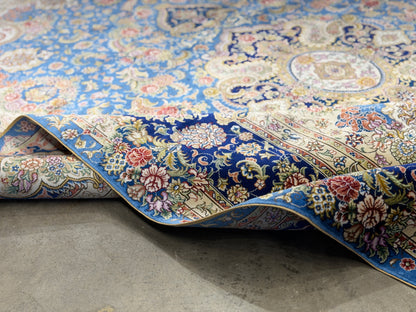 Hand-Knotted 100% Silk SinoPersian Rug - 6'x9'