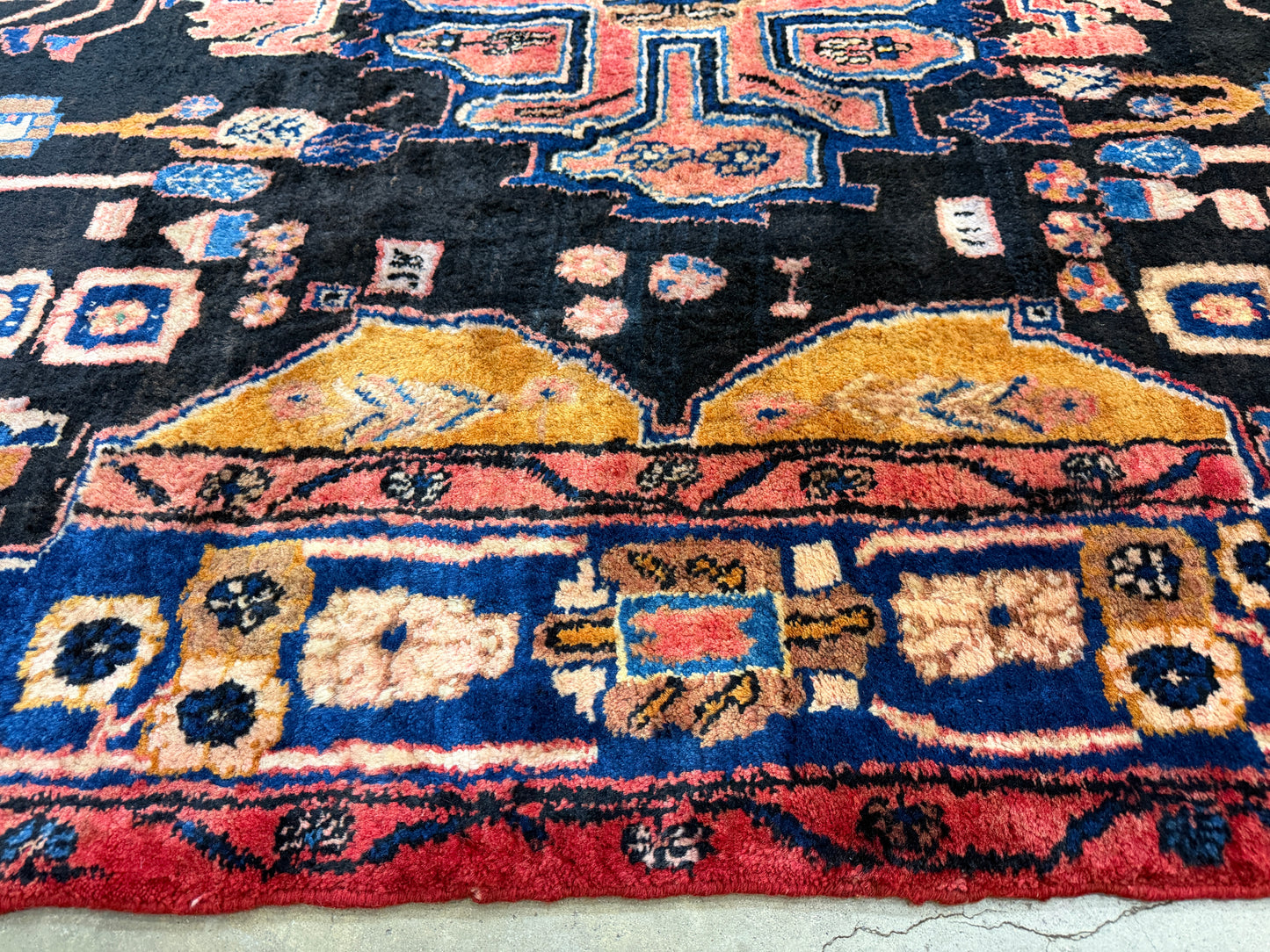 Hand-Knotted Persian Nahavand Rug - 5'4"x10'7"