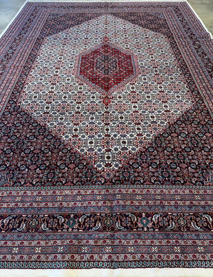9’10”x14’ Hand-Knotted IndoBidjar Area Rug
