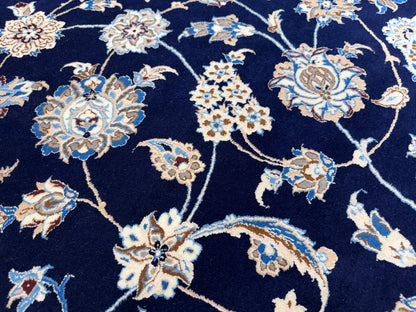 Hand-Knotted 6 La Persian Nain Rug - 10’2”x13’6”