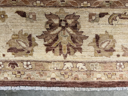 8’x10’ Hand-Knotted Wool Agra Area Rug