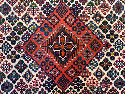 Hand-Knotted Persian Shiraz Rug - 7’1”x10’3”
