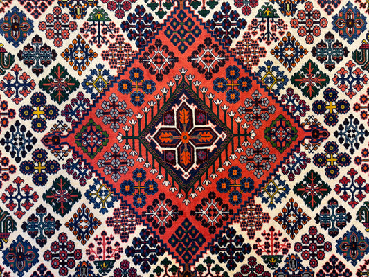 Hand-Knotted Persian Shiraz Rug - 7’1”x10’3”
