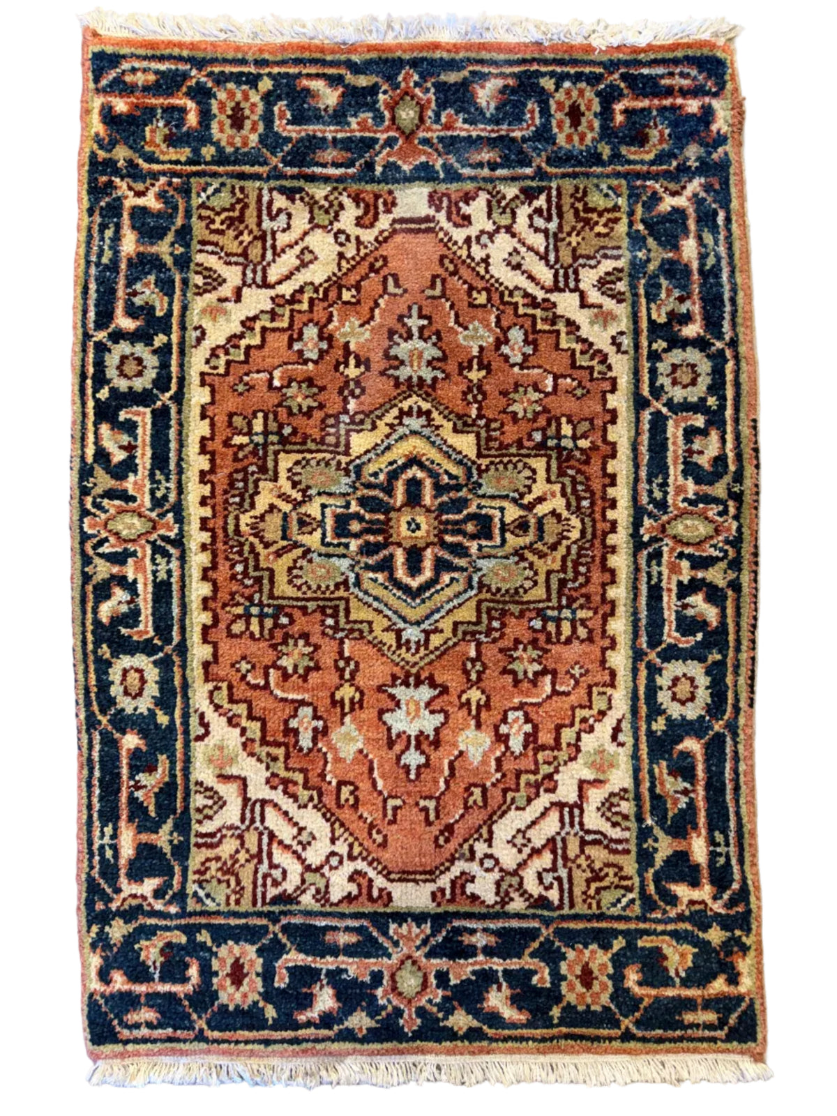 Hand-Knotted IndoHeriz Rug - 2’x3’