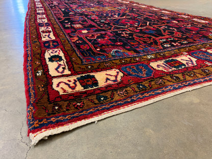 Hand-Knotted Persian Nahavand Rug - 5'7"x10'6"