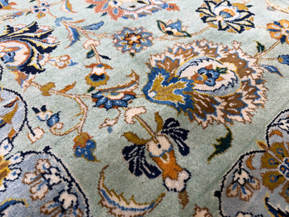 Hand-Knotted Persian Kashan Rug - 10'6"x14'6"