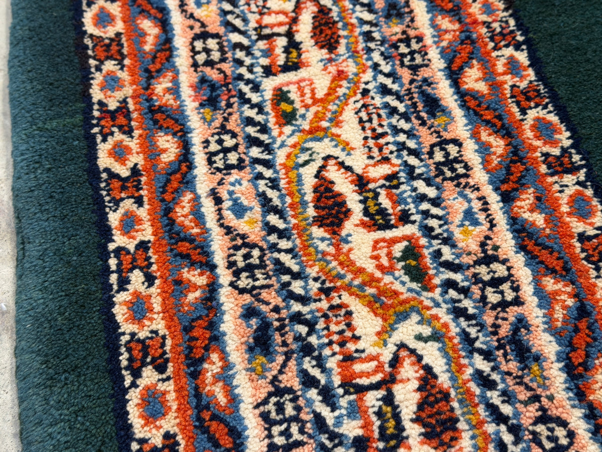Hand-Knotted Persian Sarouk Gabbeh Rug - 6’9”x6’9”