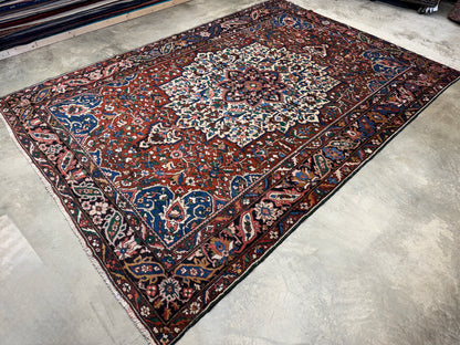 9’10”x13’10” Hand-Knotted Persian Bakhtiari Area Rug