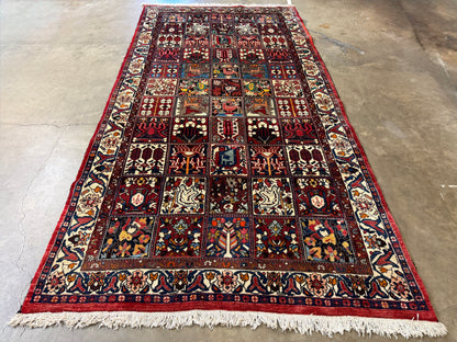 Hand-Knotted Persian Bakhtiari Rug - 5’5”x10’8”