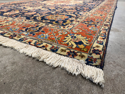Hand-Knotted Persian Heriz Rug - 7’9”x11’6”