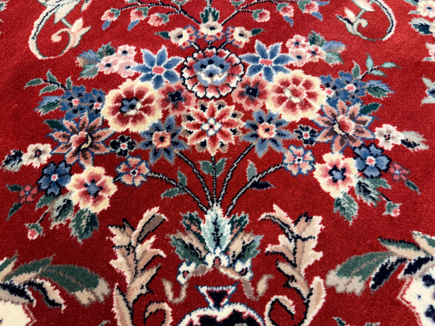 9’x12’ Hand-Knotted Very Fine Wool SinoPersian Area Rug Handmade Carpet