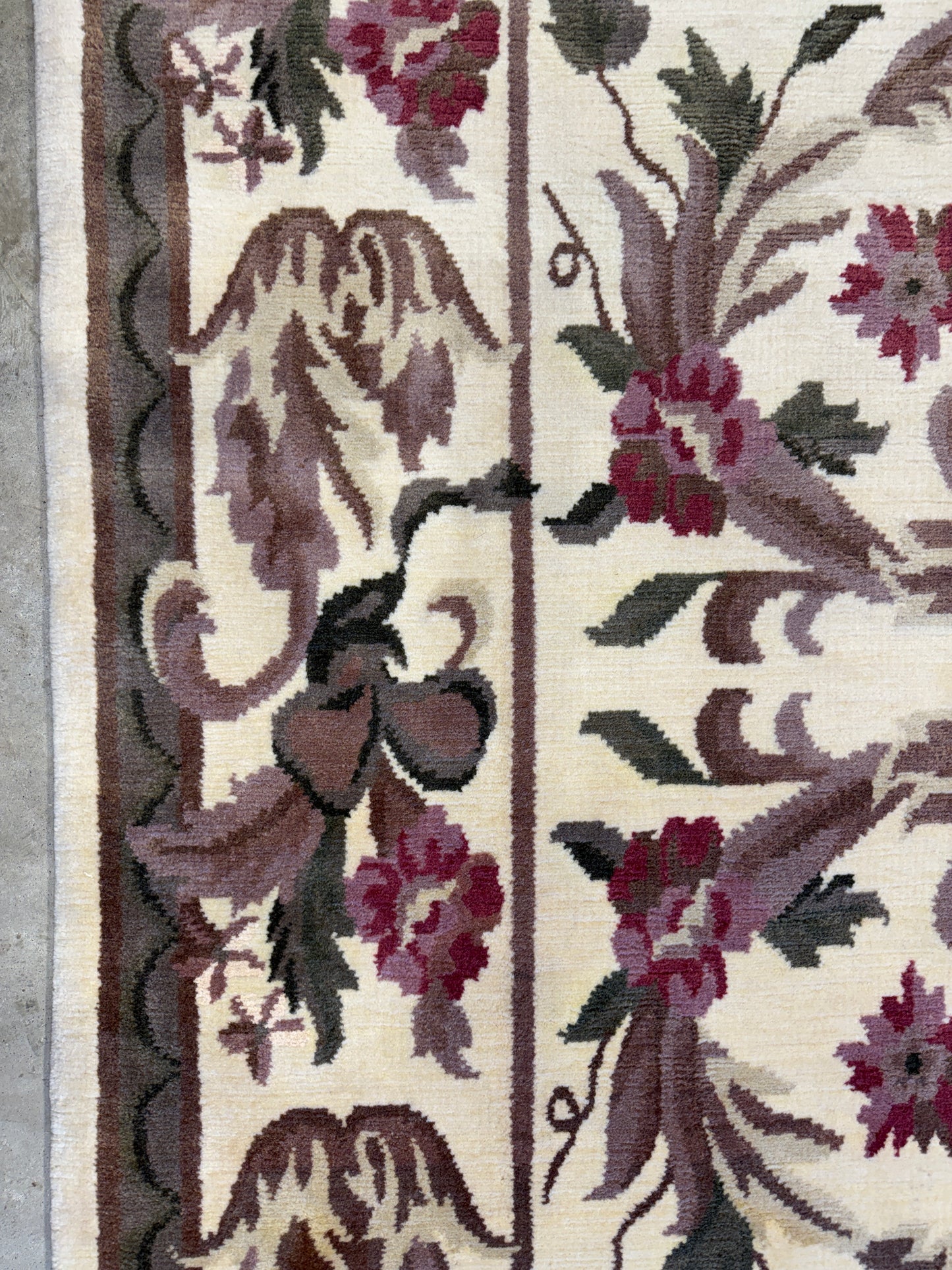 Hand-Knotted Floral Rug - Signed - 8’x10’