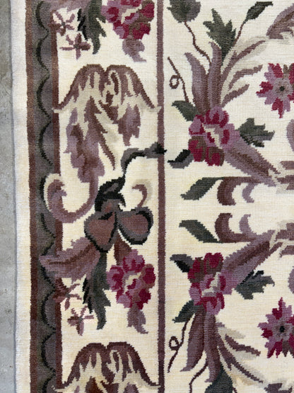 Hand-Knotted Floral Rug - Signed - 8’x10’