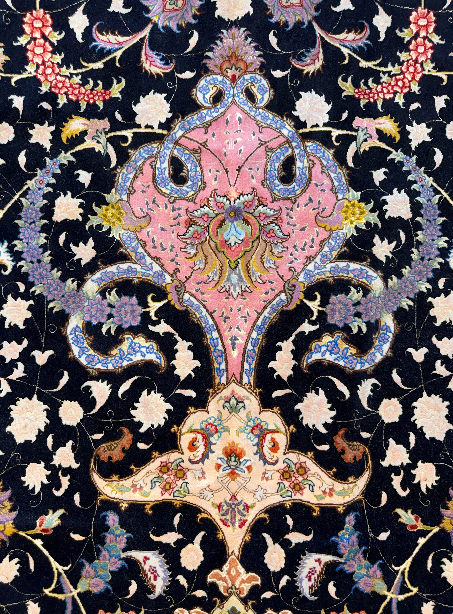 11’6”x16’6” Very Fine Hand-Knotted 70 Raj Signed Persian Tabriz Rug