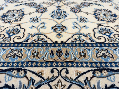 10’x10’ Hand-Knotted Persian Nain Area Rug