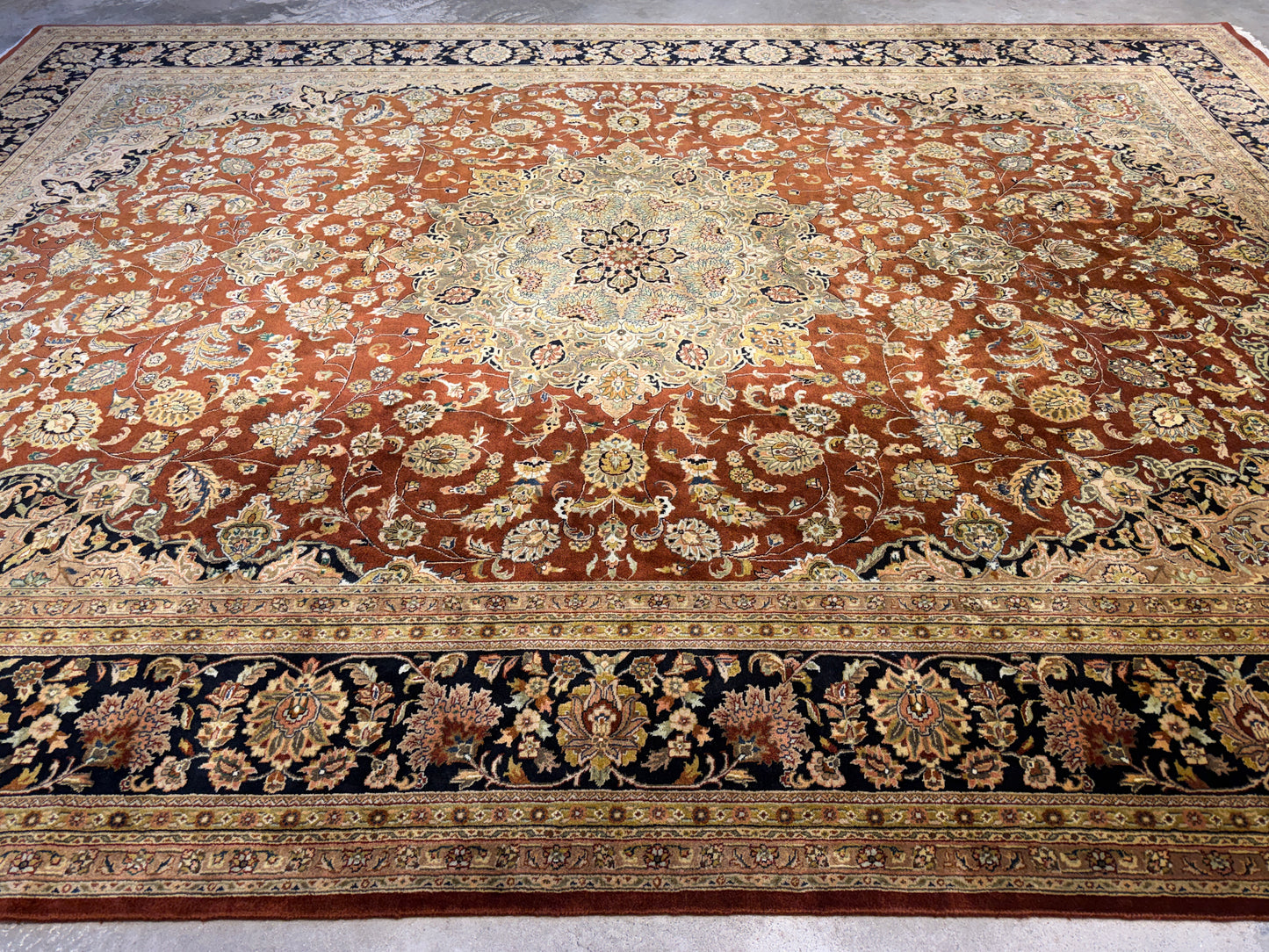Hand-Knotted Oriental Rug - 9’9”x13’9”