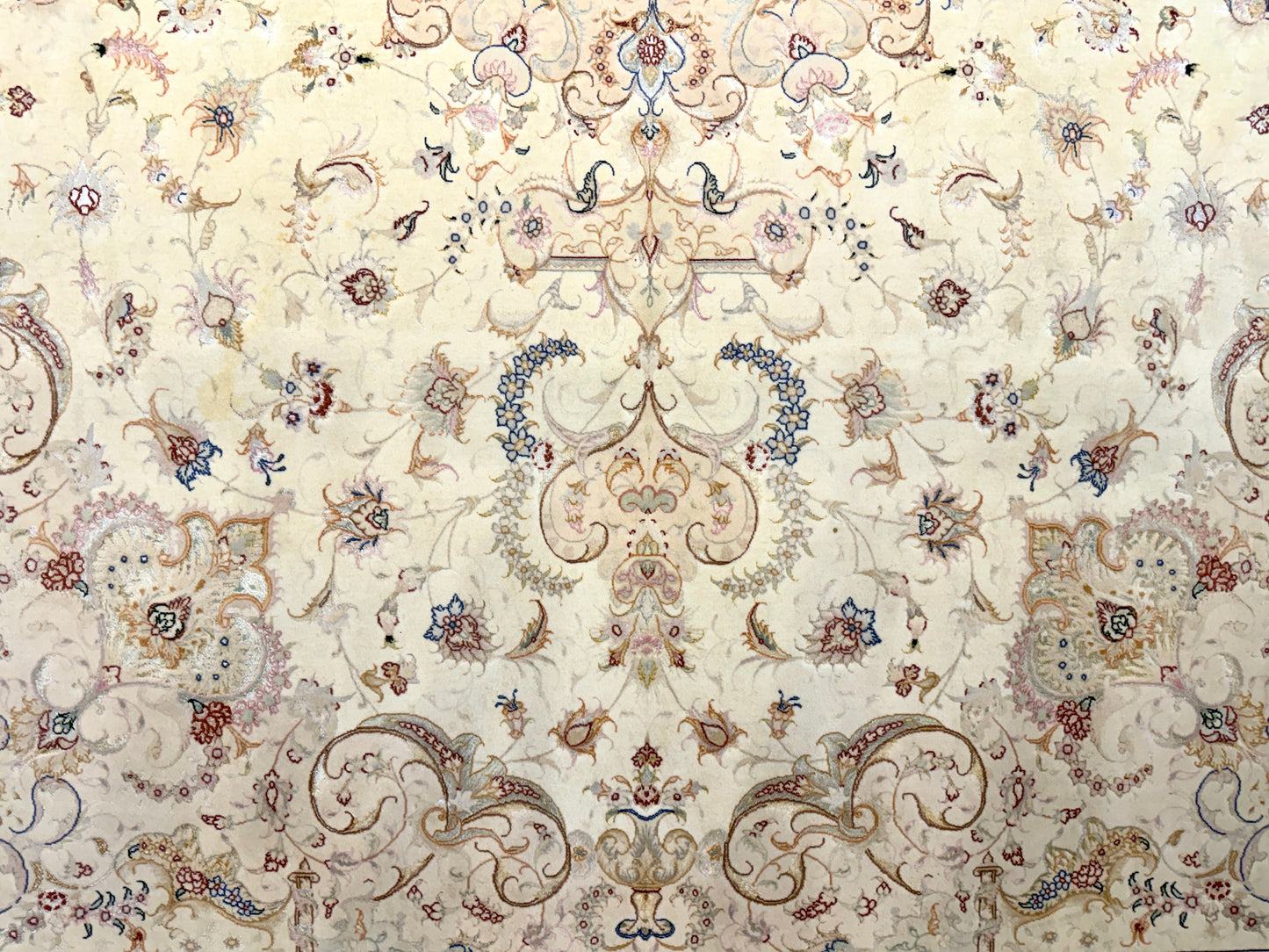Hand-Knotted 60 Raj Persian Tabriz Rug - Signed - 9’10”x13’2”