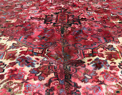 Hand-Knotted Persian Heriz Rug - 10’3”x13’3”
