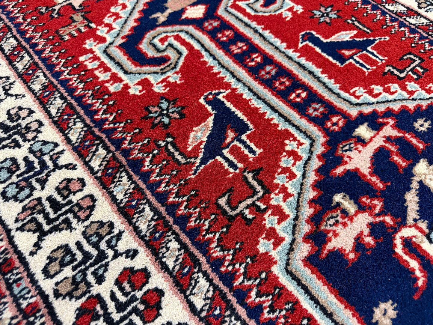 Hand-Knotted Kazak Runner - 2’6”x14’1”