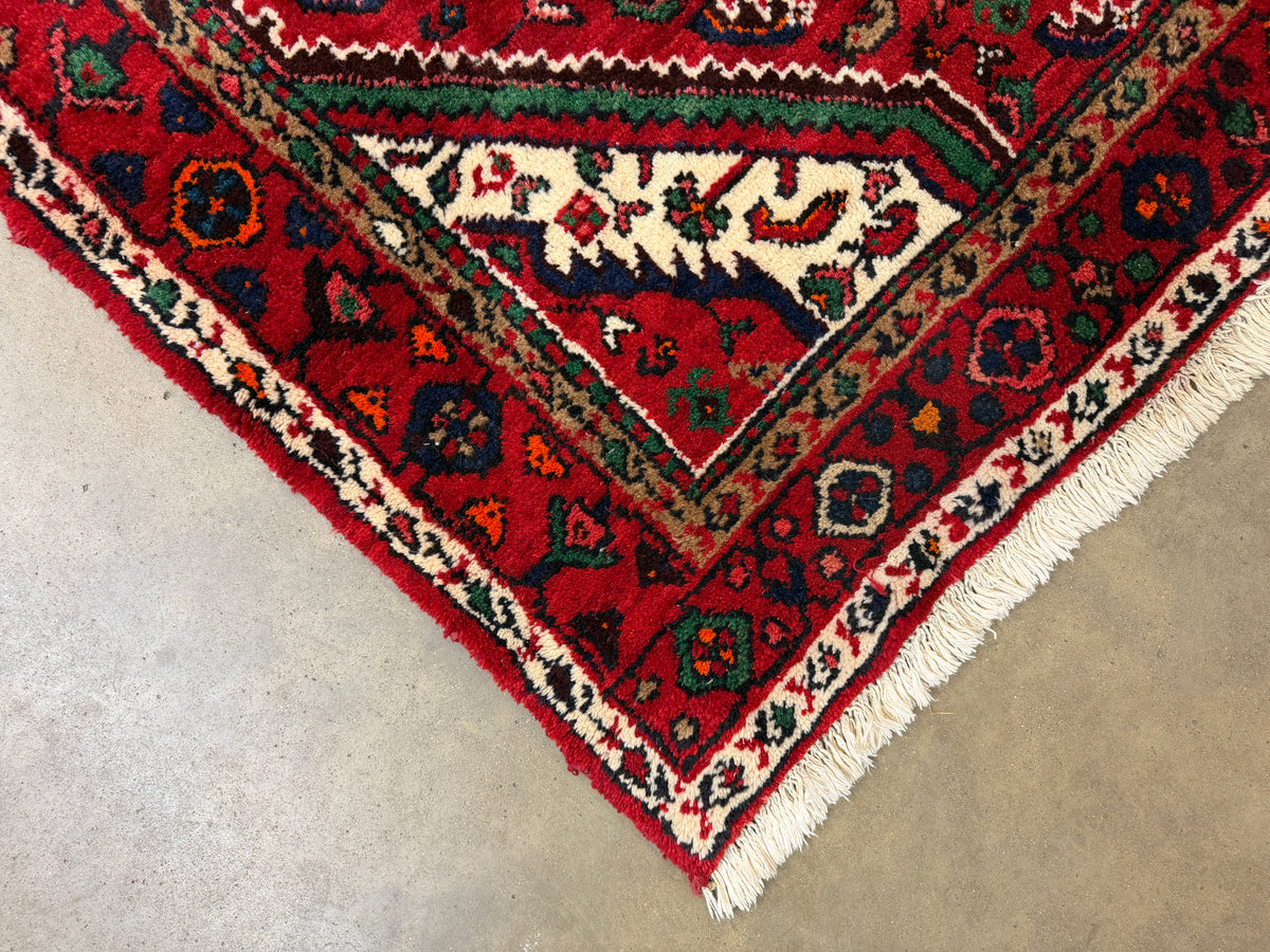 Hand-Knotted Persian Nahavand Rug - 5’1”x8’11”