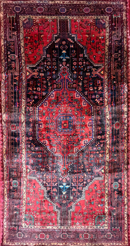 Hand-Knotted Persian Tuyserkan Rug -  5’x9’5”
