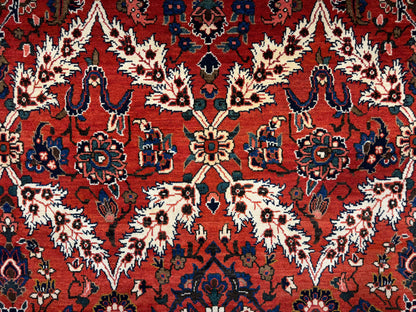 10’5”x14’ Hand-Knotted Persian Bakhtiari Saman Area Rug