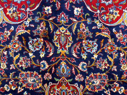 Hand-Knotted Persian Kashan Rug - 9’7”x13’3”