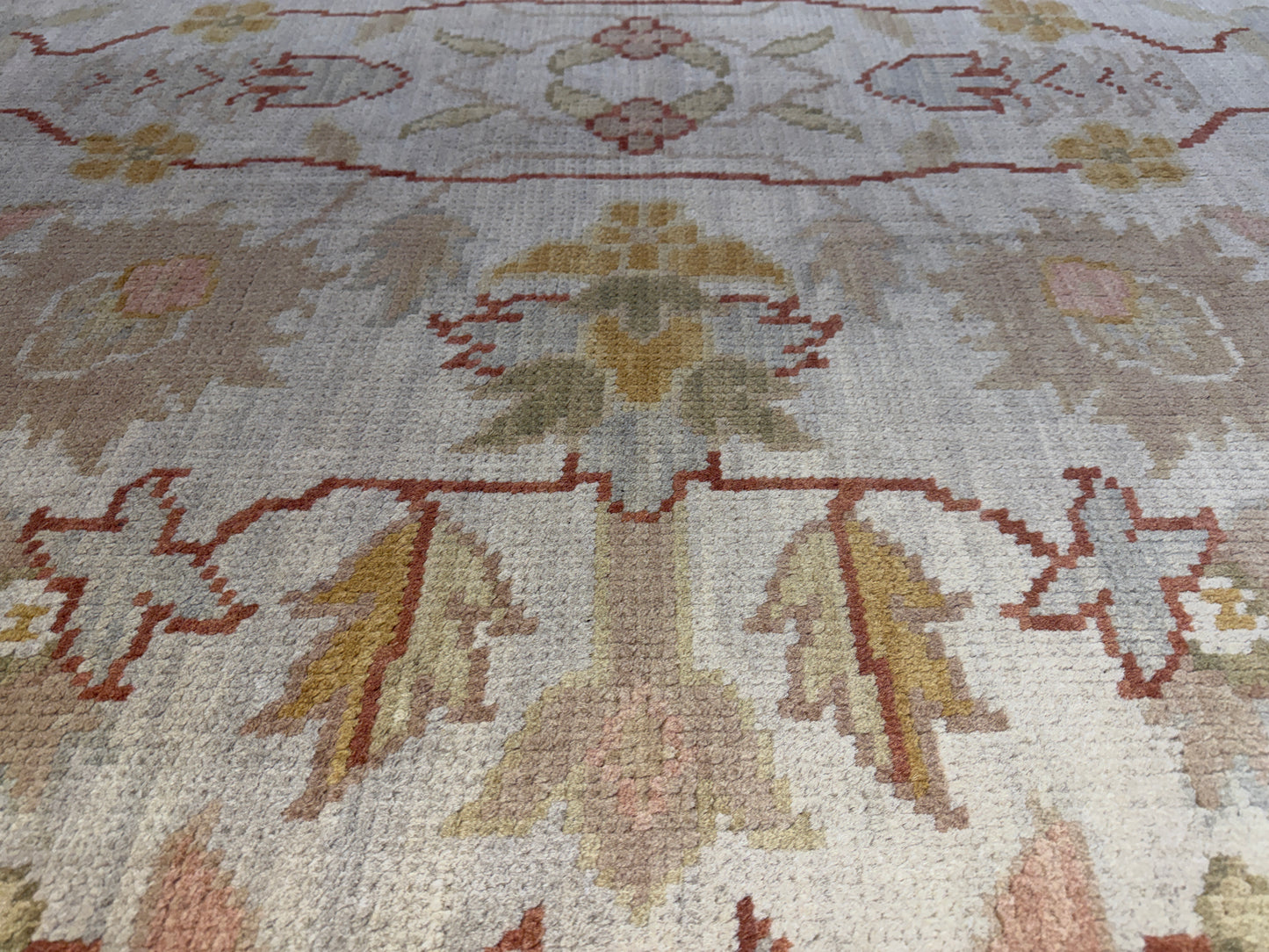 Hand-Knotted Oushak Rug - 8’1”x10’8”