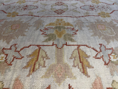 Hand-Knotted Oushak Rug - 8’1”x10’8”