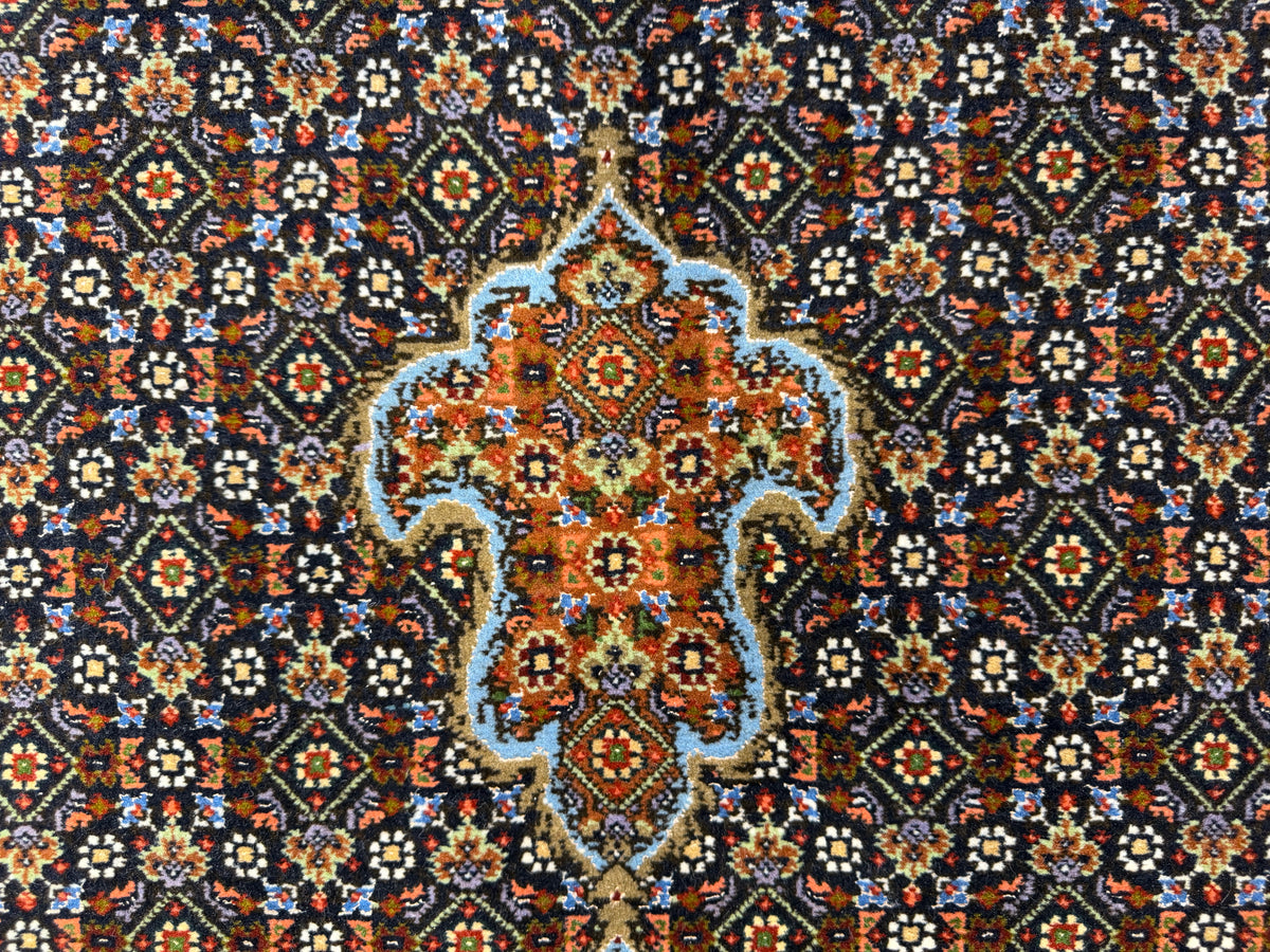 Hand-Knotted Persian Tabriz Mahi Rug - 5'1"x6'8"