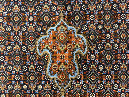 Hand-Knotted Persian Tabriz Mahi Rug - 5'1"x6'8"