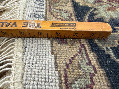 8’ Diameter Hand-Knotted Wool Indian Round Oriental Rug - 8x8 Handmade Carpet