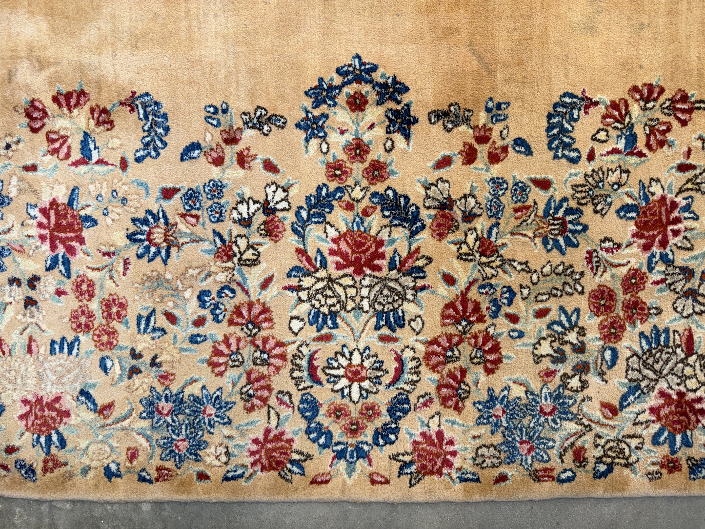 10’x13’ Hand-Knotted Persian Kerman Area Rug