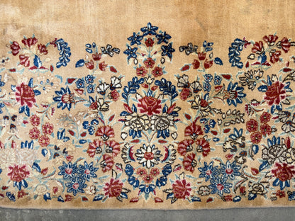 10’x13’ Hand-Knotted Persian Kerman Area Rug