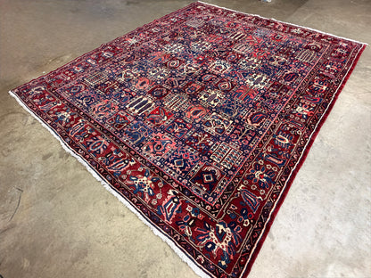 Hand-Knotted Persian Bakhtiari Rug - 9’11”x12’1”