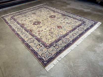 8’x10’5” Hand-Knotted Wool PakPersian Area Rug