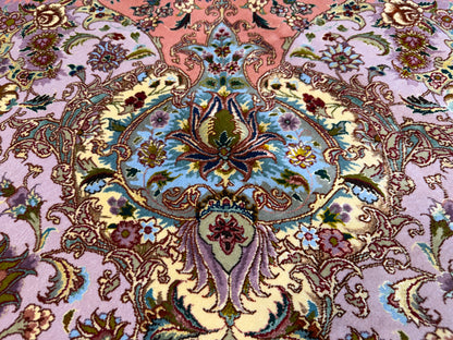 9’7”x14’ Hand-Knotted 70 Raj Persian Tabriz Rug - Signed Beirami