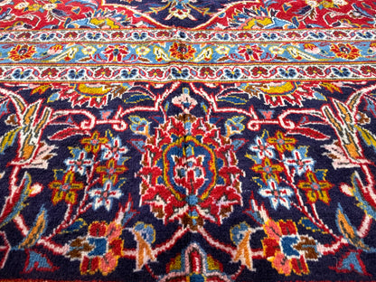 10’3”x16’8” Hand-Knotted Handmade Signed Miraftab Wool Persian Kashan Area Rug