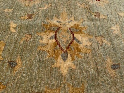 Hand-Knotted Oushak Rug - 13’x17’9”