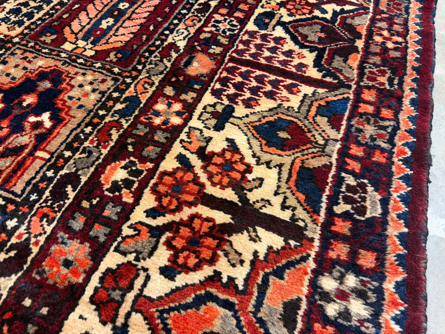 Hand-Knotted Persian Bakhtiari Rug - 9’11”x12’7”