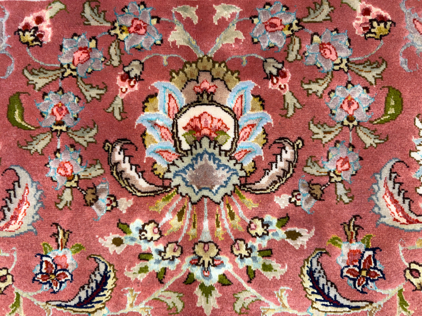 Hand-Knotted 70 Raj Persian Tabriz Rug - 11’6”x16’7”